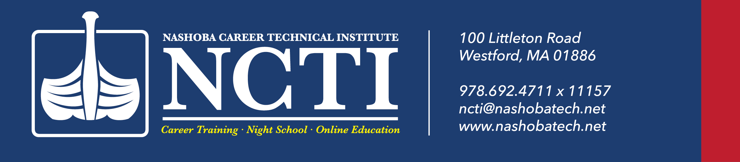 Overview of NCTI Offerings Nashoba Valley Technical High School