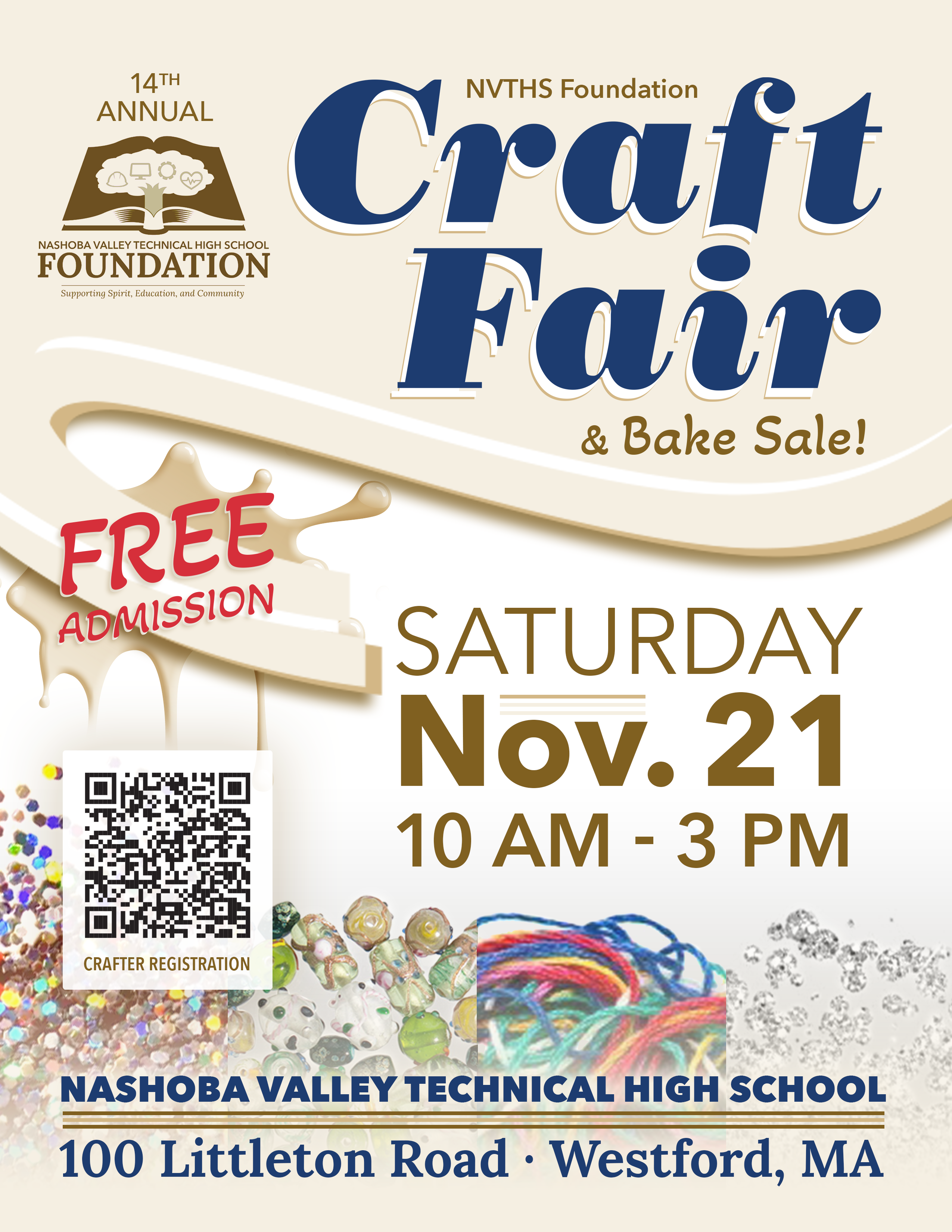 NVTHS Foundation Craft Fair Ad