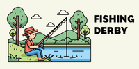 Fishing Derby Button