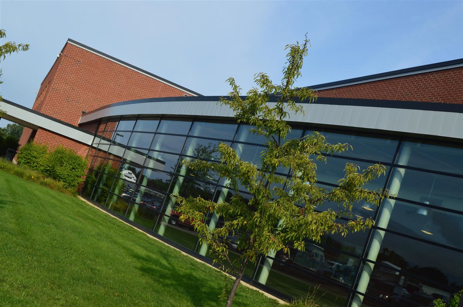 Lakewood High School atrium entrance 