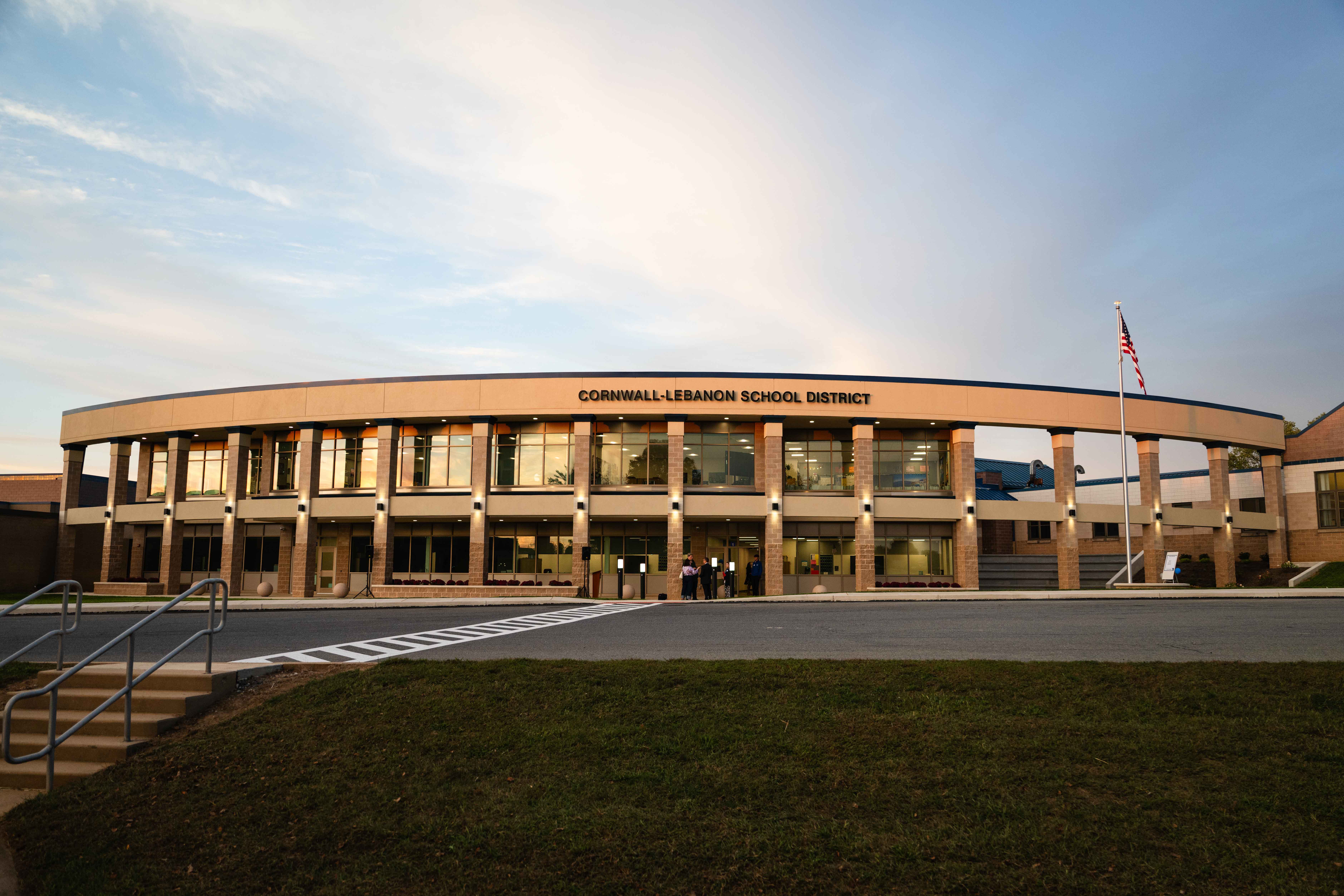 Falcon Connector at sunset