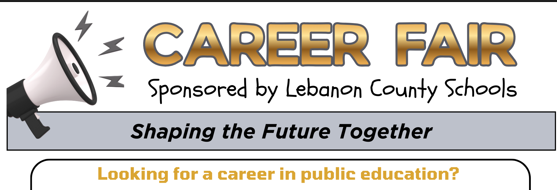 poster sharing info about a career fair