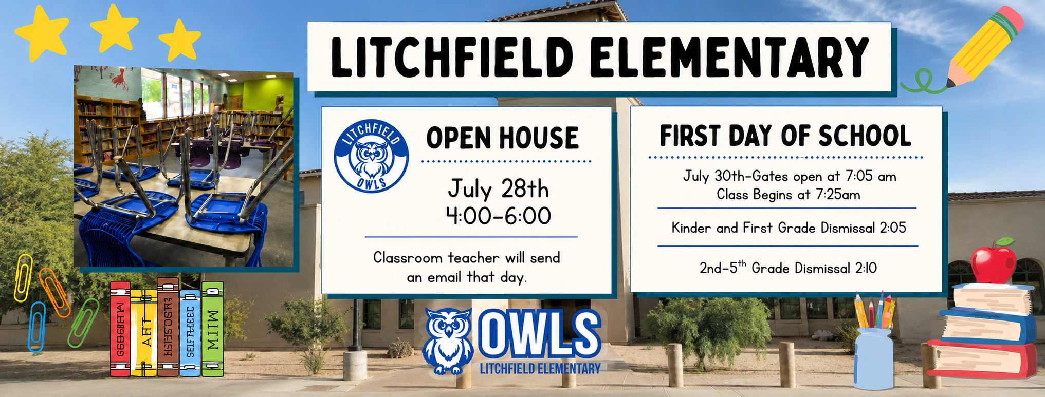 first day of school/open house