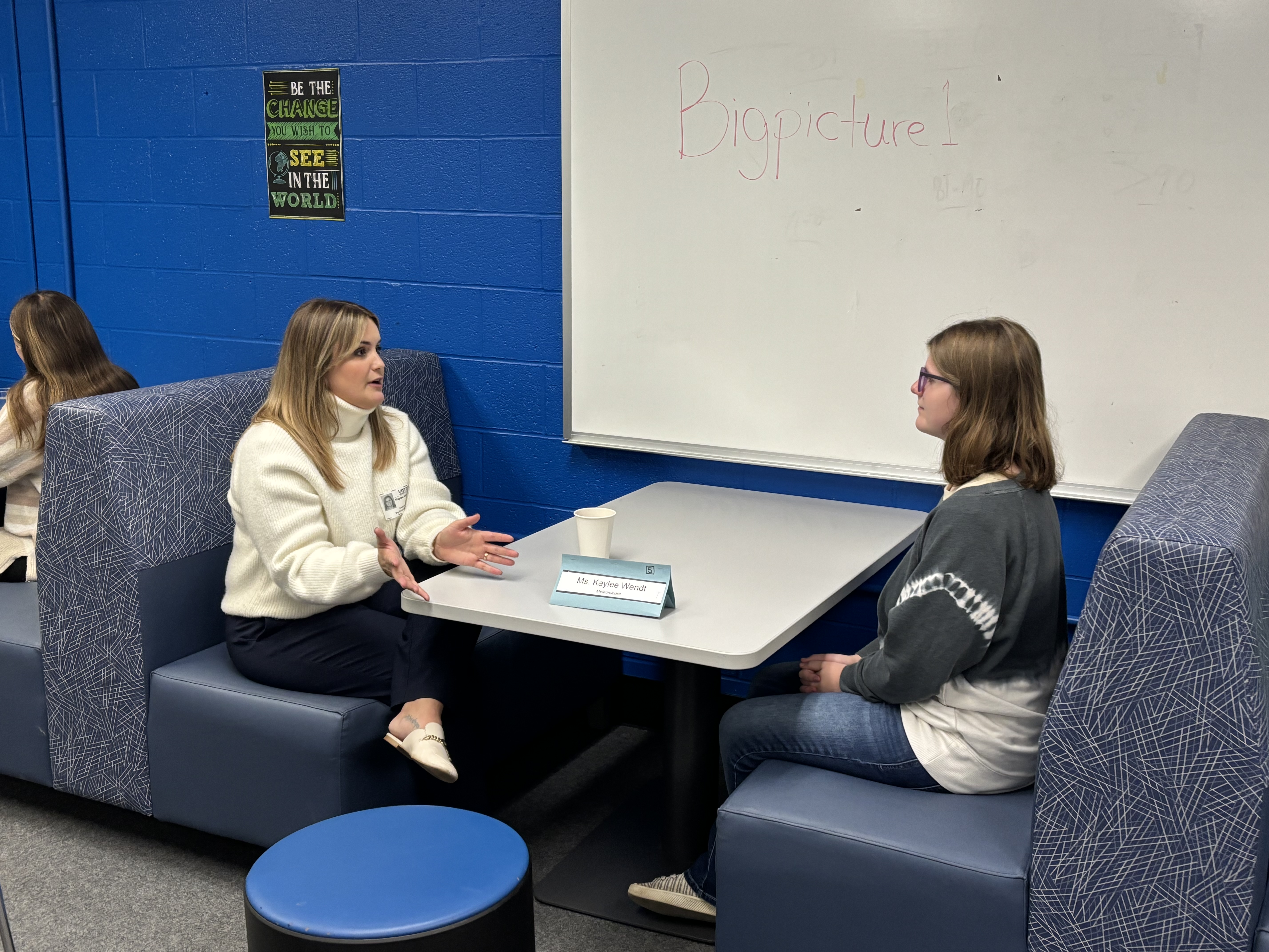 Kaylee Wendt interviewed by student