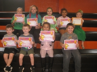 photo of September Elementary Students of the Month!