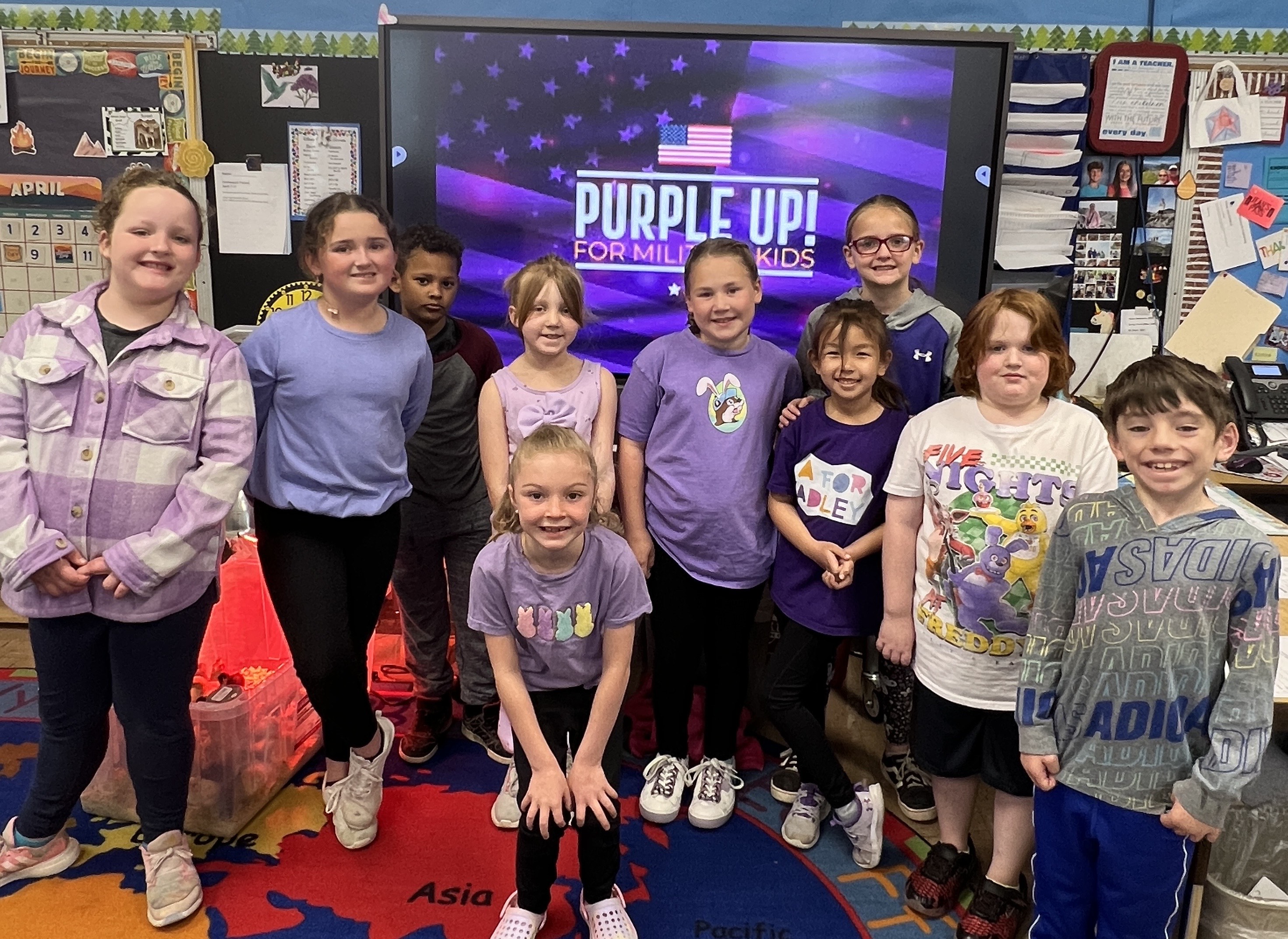 purple up