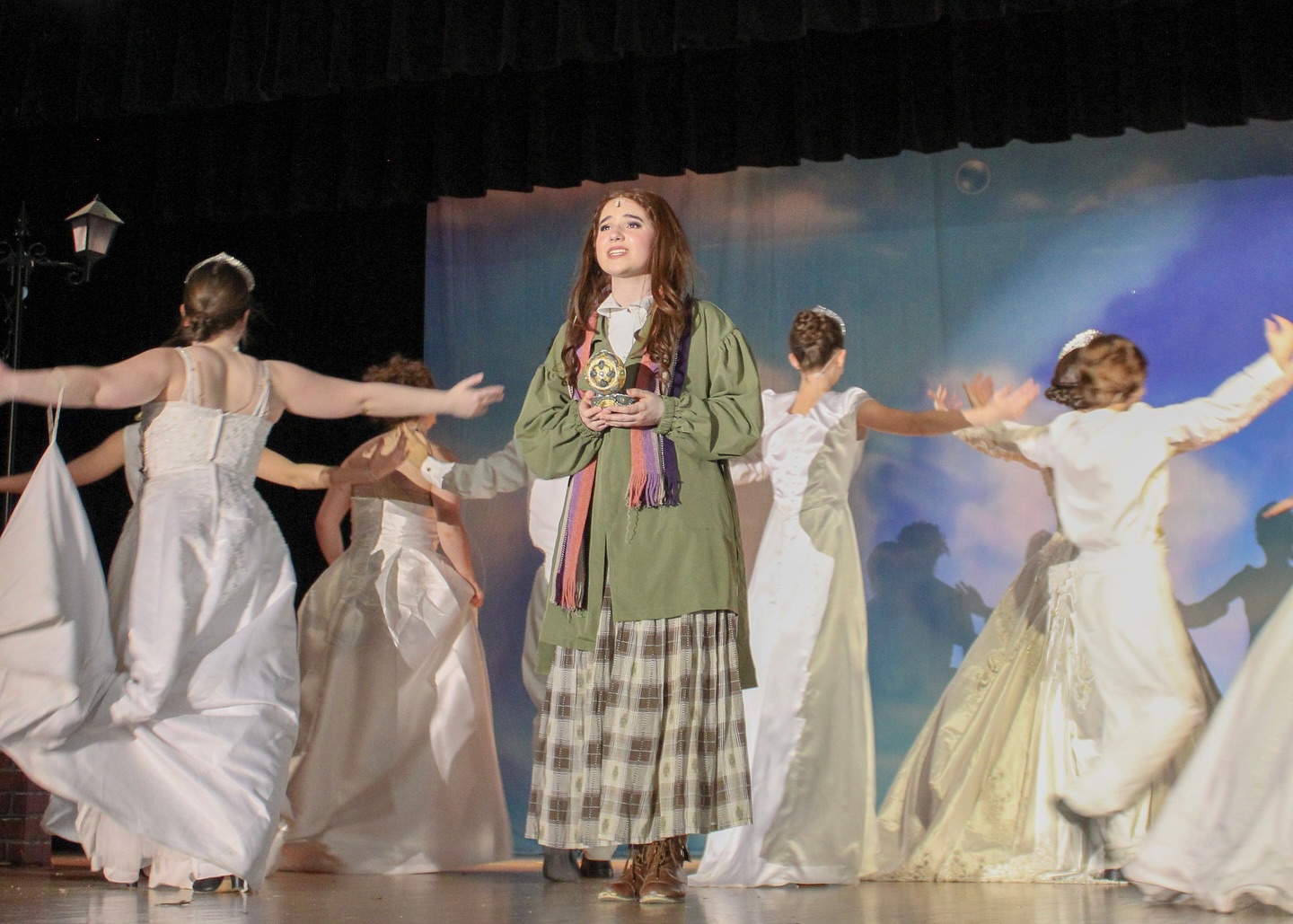 Students acting in the Spring Musical Anastasia