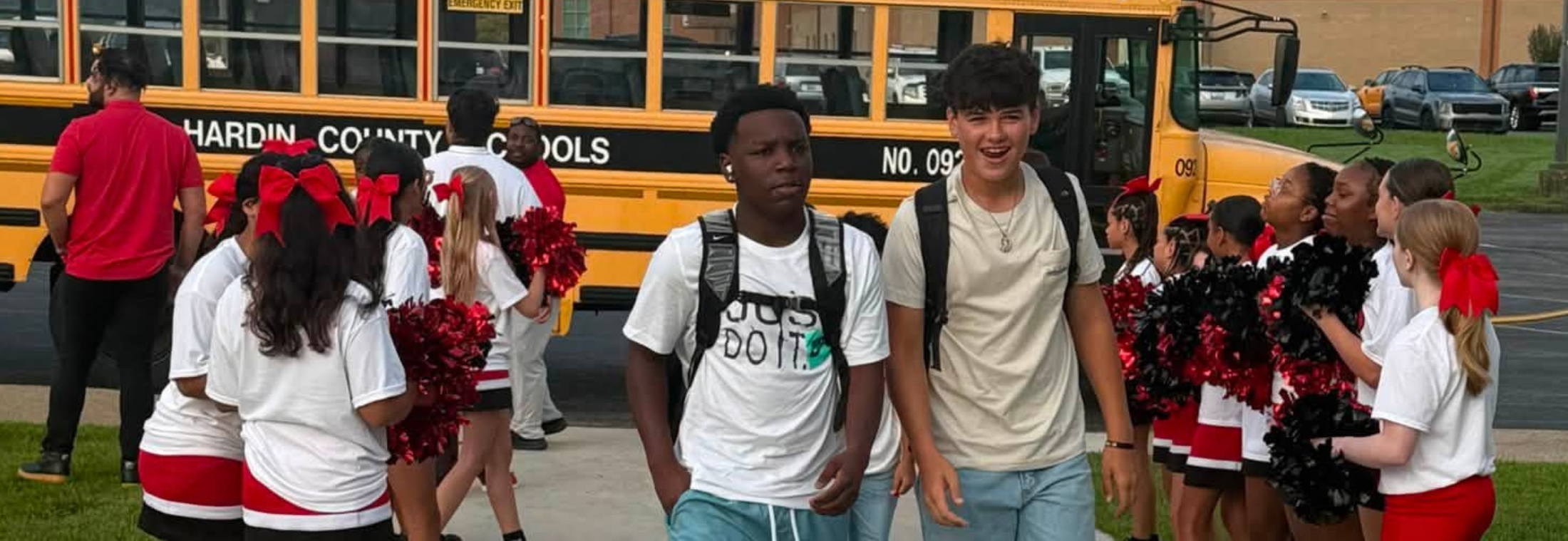 students first day of school at bgms