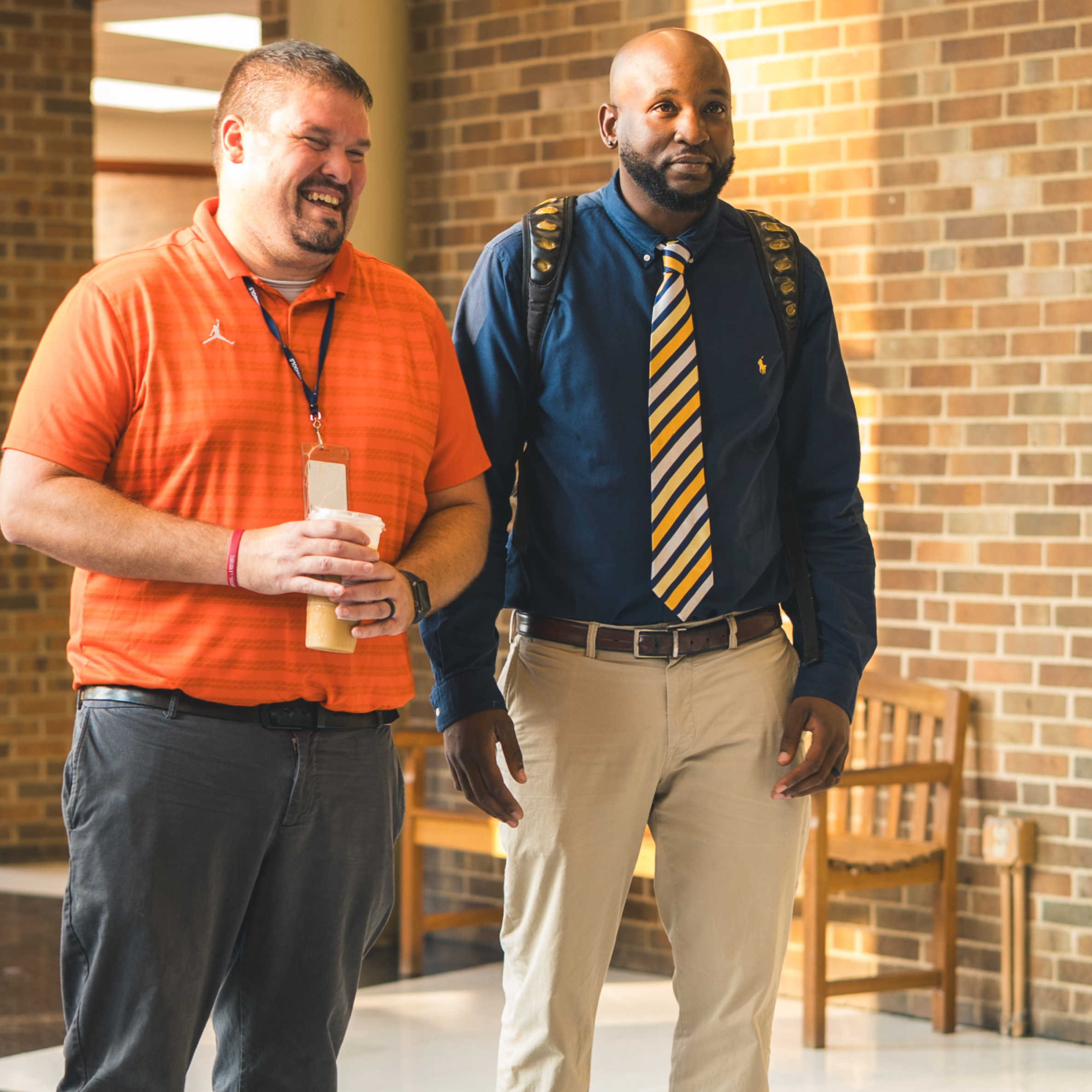 kcs admins laughing before the superintendents conference