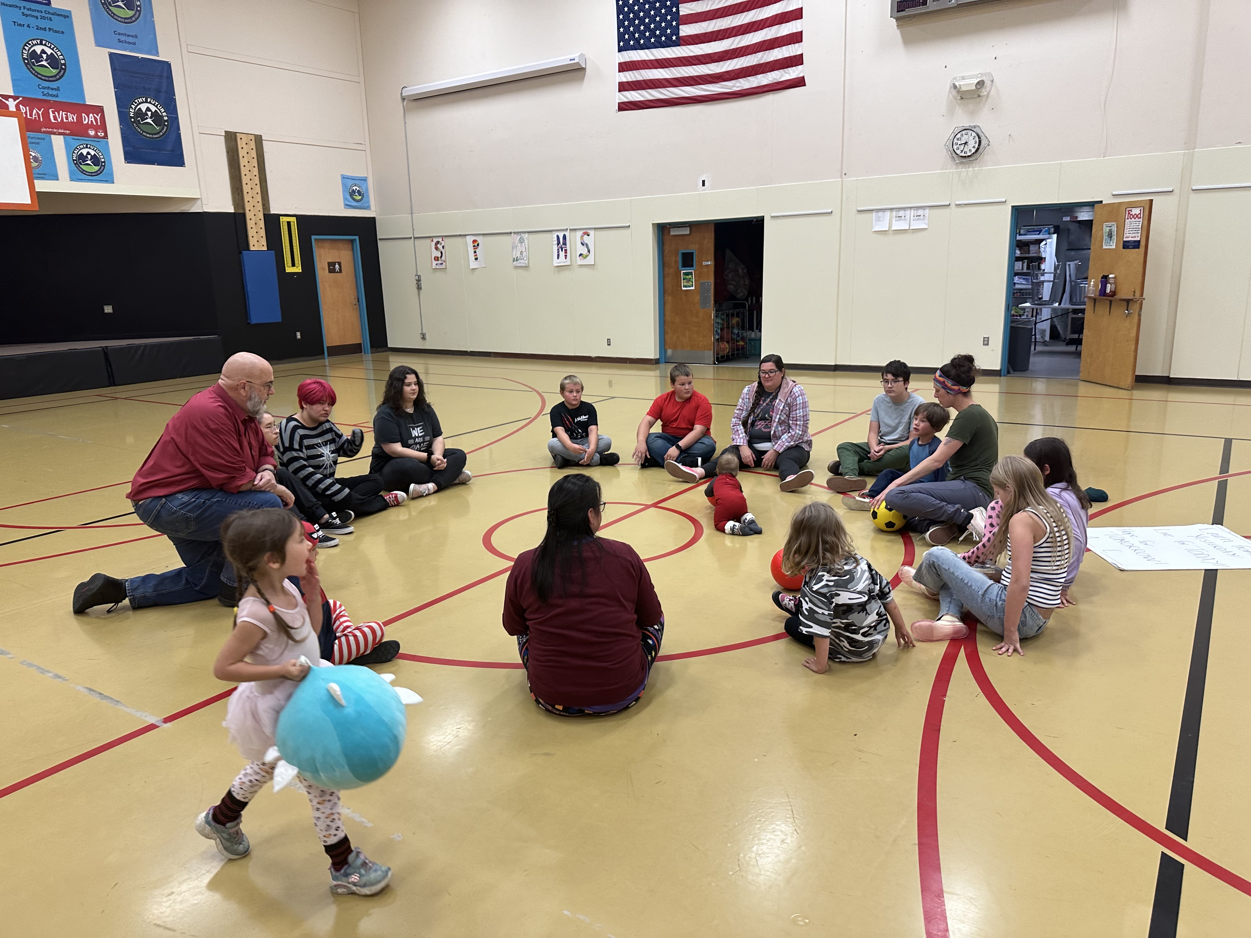 Kids in the gym