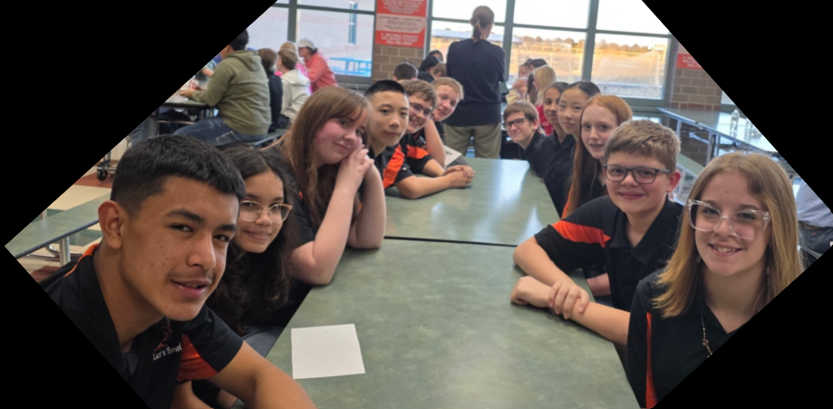 Photo of Scholar Bowl Teams awaiting results at Holcomb