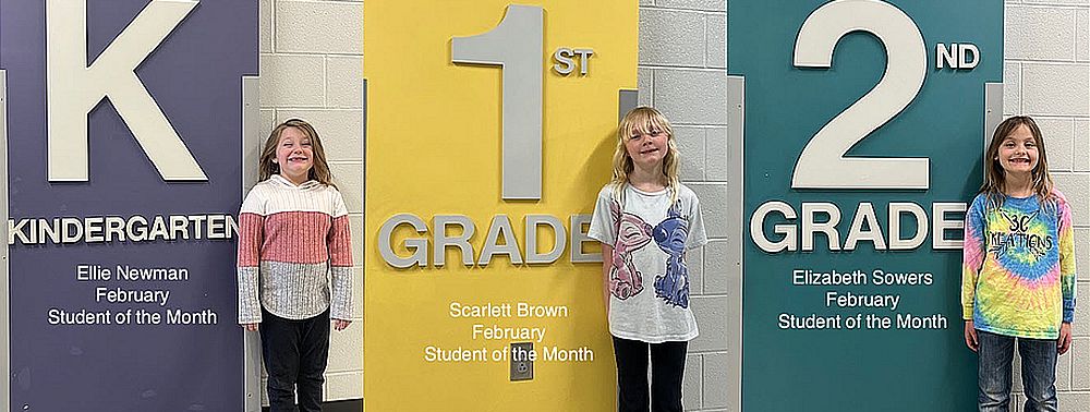 K-2 Students of the Month