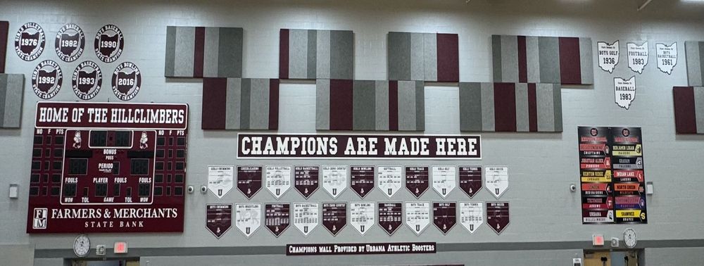 Urbana High School Wall of Champions