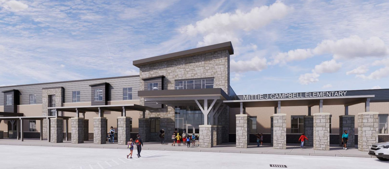 Campbell Elementary Rendering