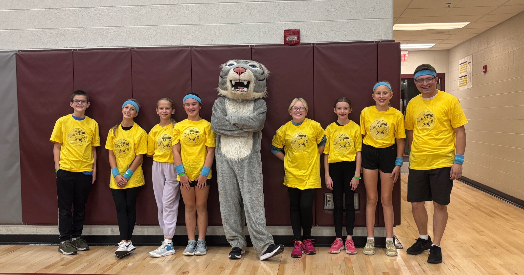 wildcat and dodgeball team