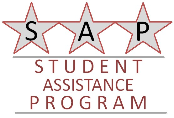 Logo of the SAP Student Assistance Program, featuring a stylized design representing support and educational guidance.