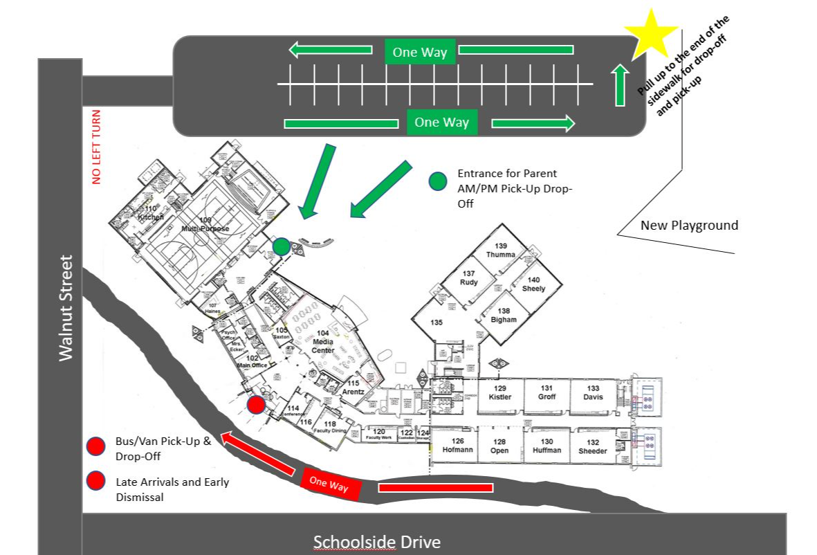 Arrival and Dismissal Map