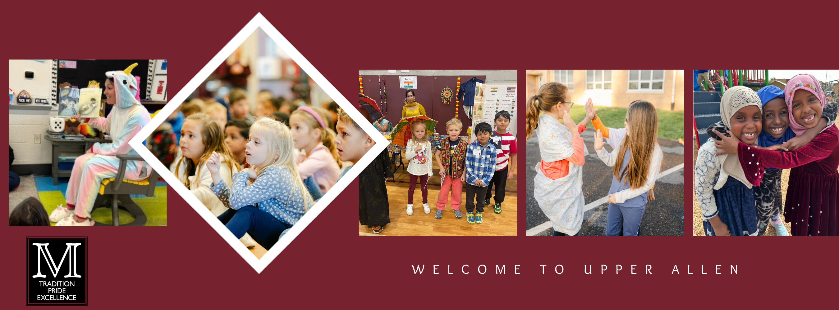 4 images of students and staff during everyday UA activities