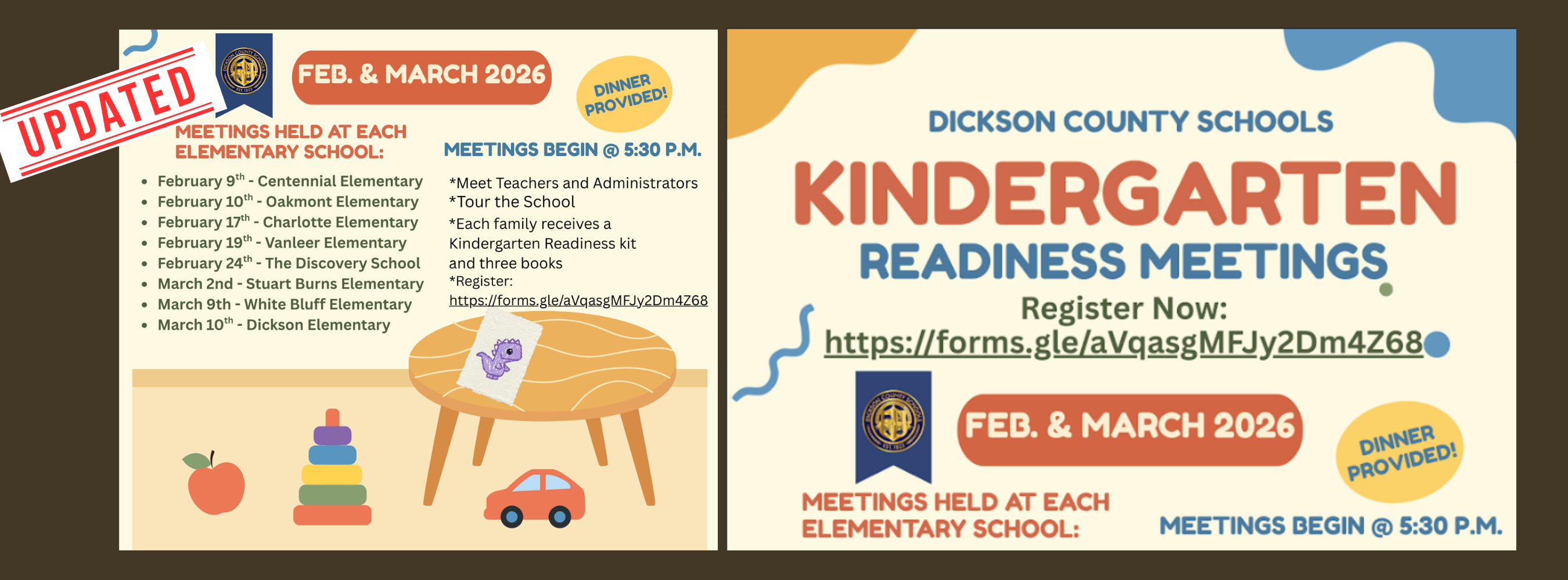 Kindergarten Readiness Meetings
