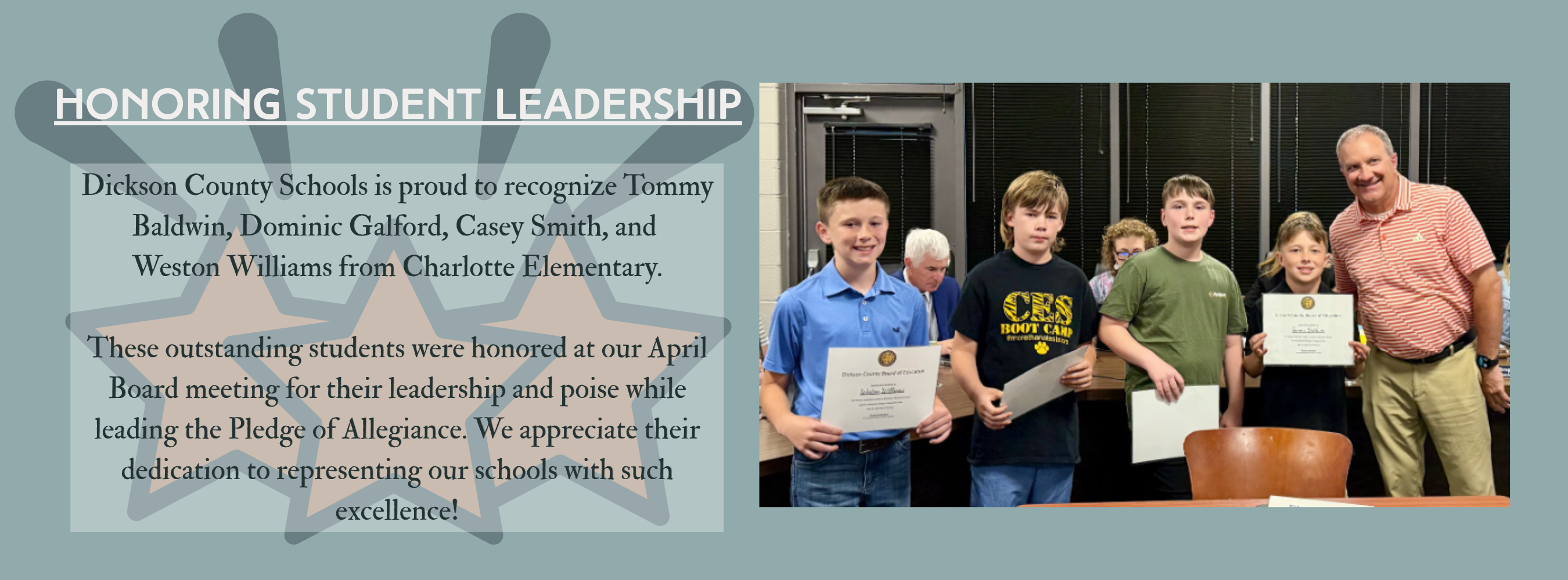 Honoring Student Leadership