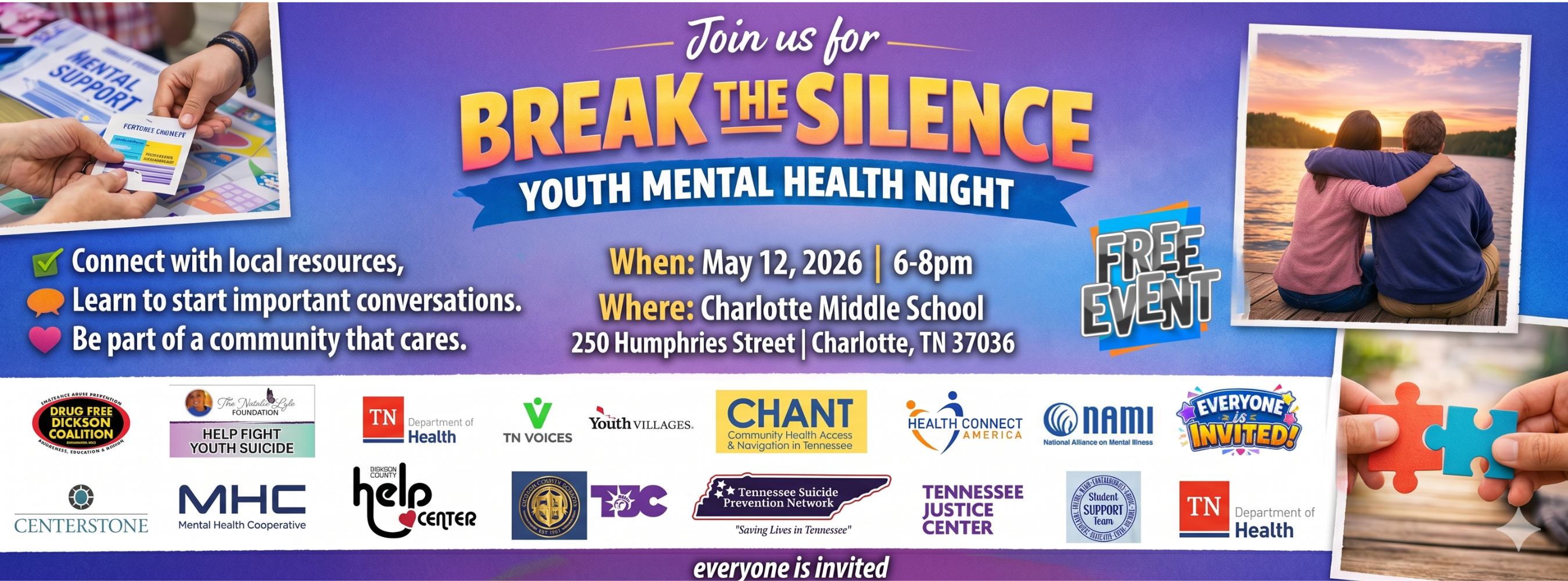 Break the Silence Youth Mental Health Night