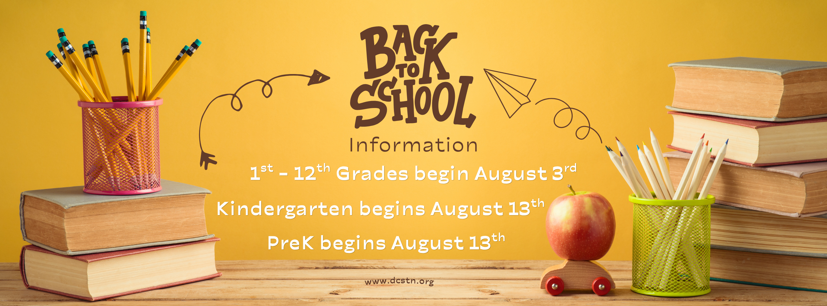 Back to School August 3rd