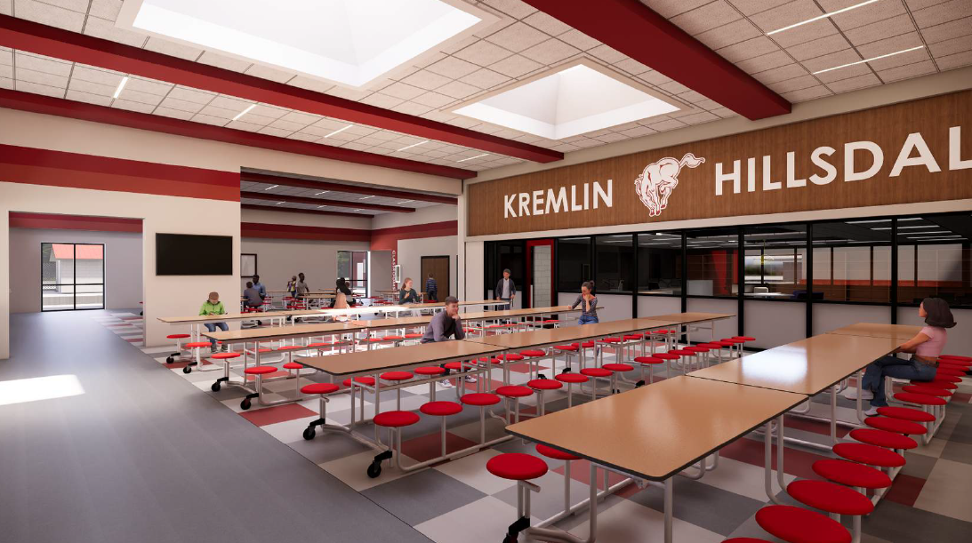 cafeteria mock up