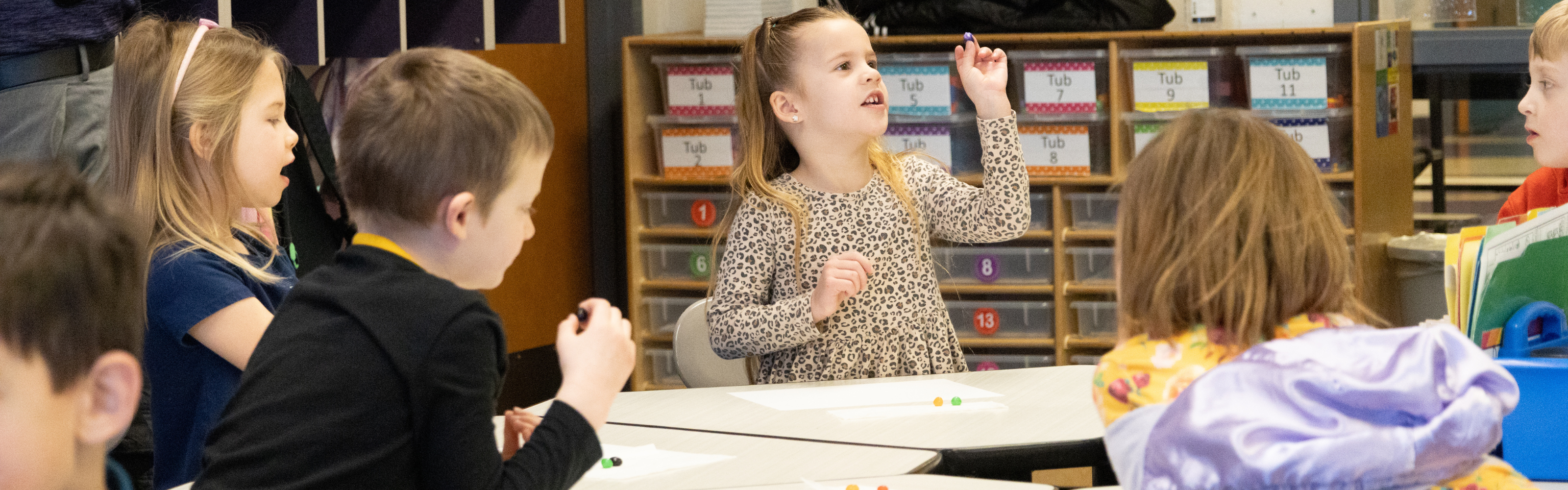Prairie Creek Students in the Classroom Learning