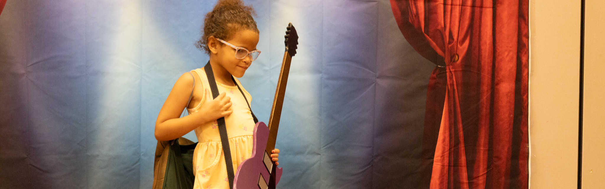Picture of SHES student rocking out!