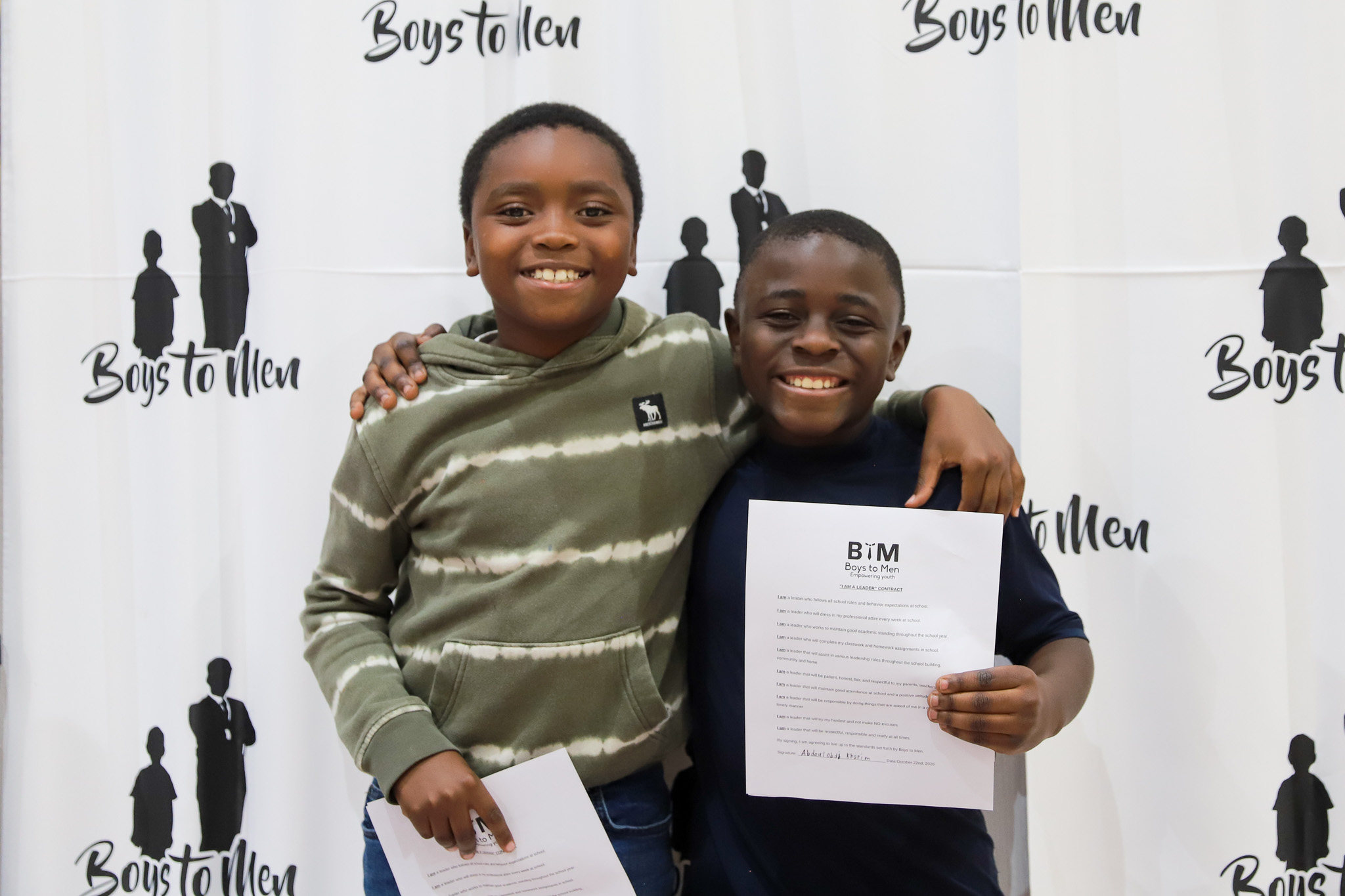 Boys 2 Men Leadership Signing Day