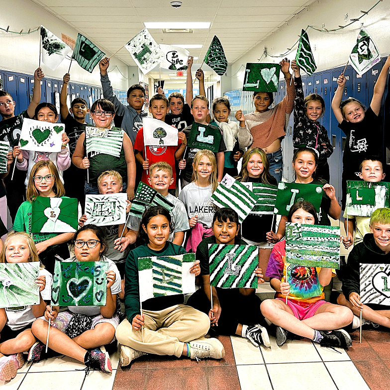 4th grade laker flags