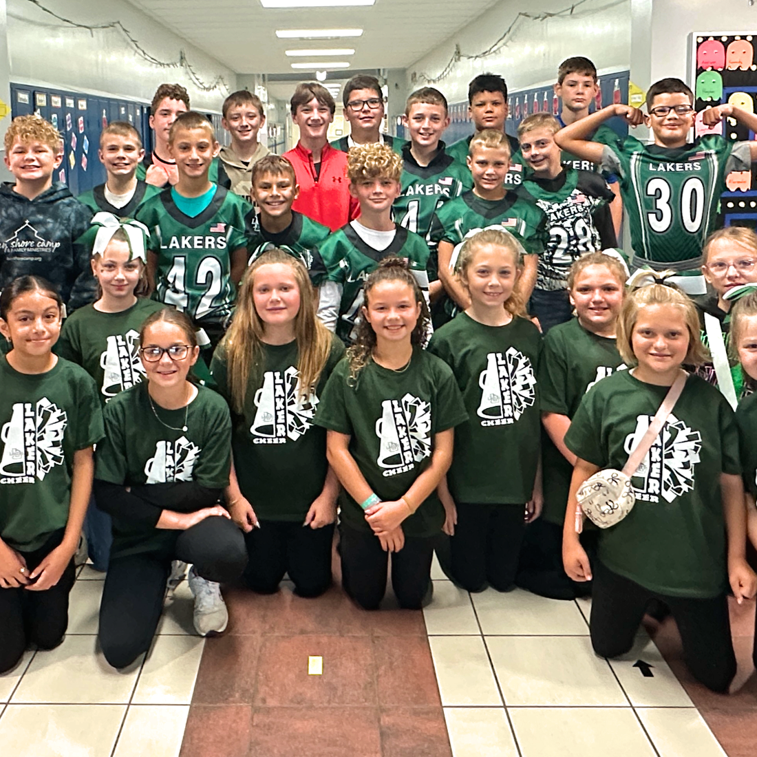 5th grade football and cheer