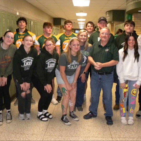 high school green and white