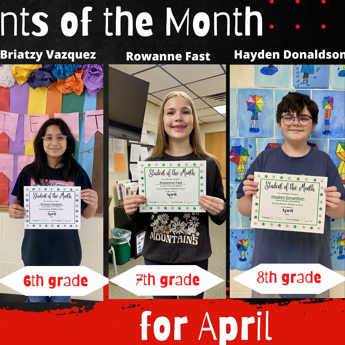 6th, 7th, 8th SOTM
