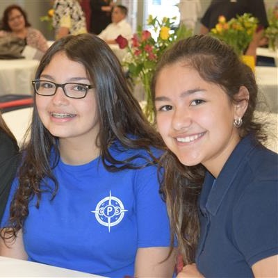 students sitting