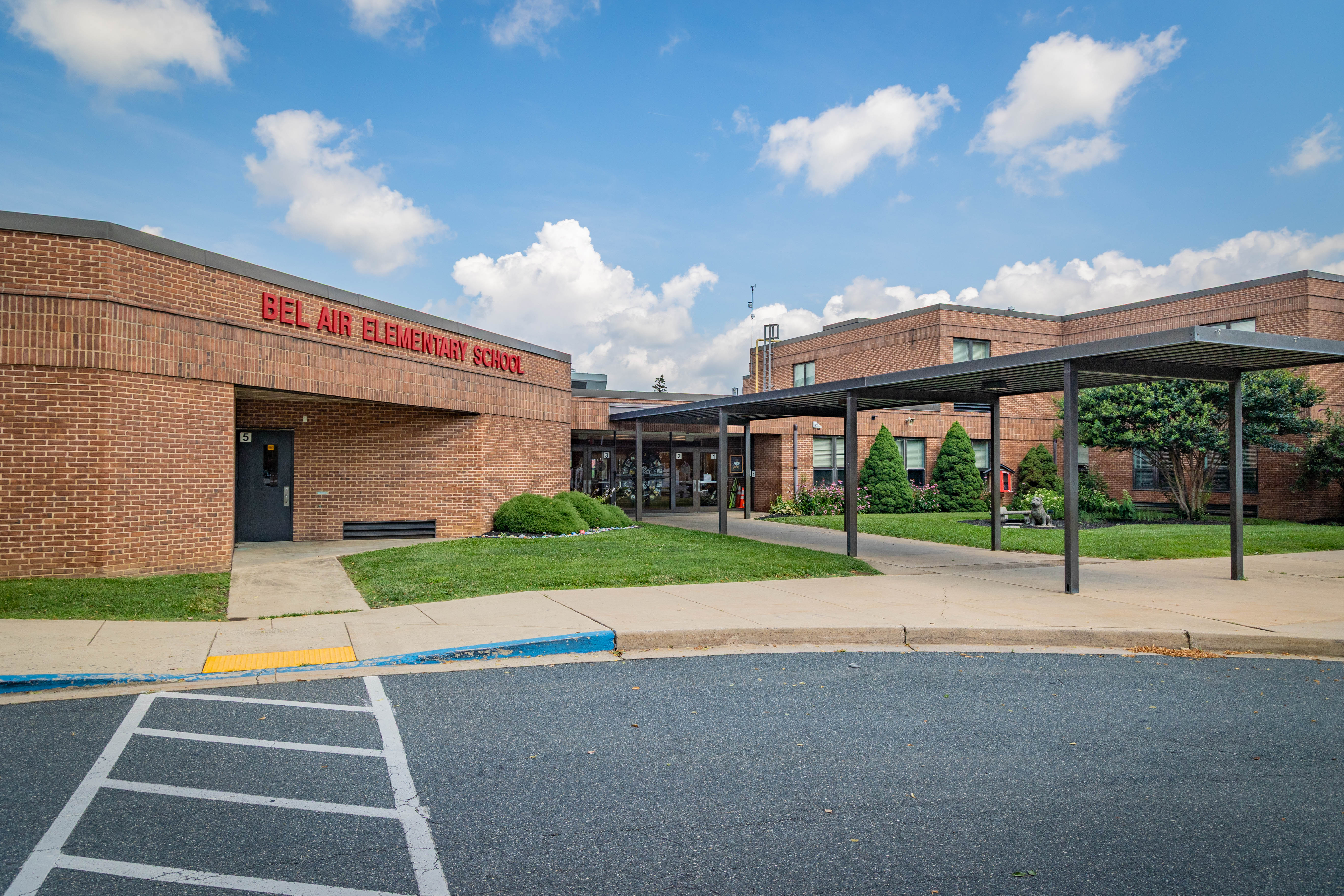 Front of Bel Air Elementary School