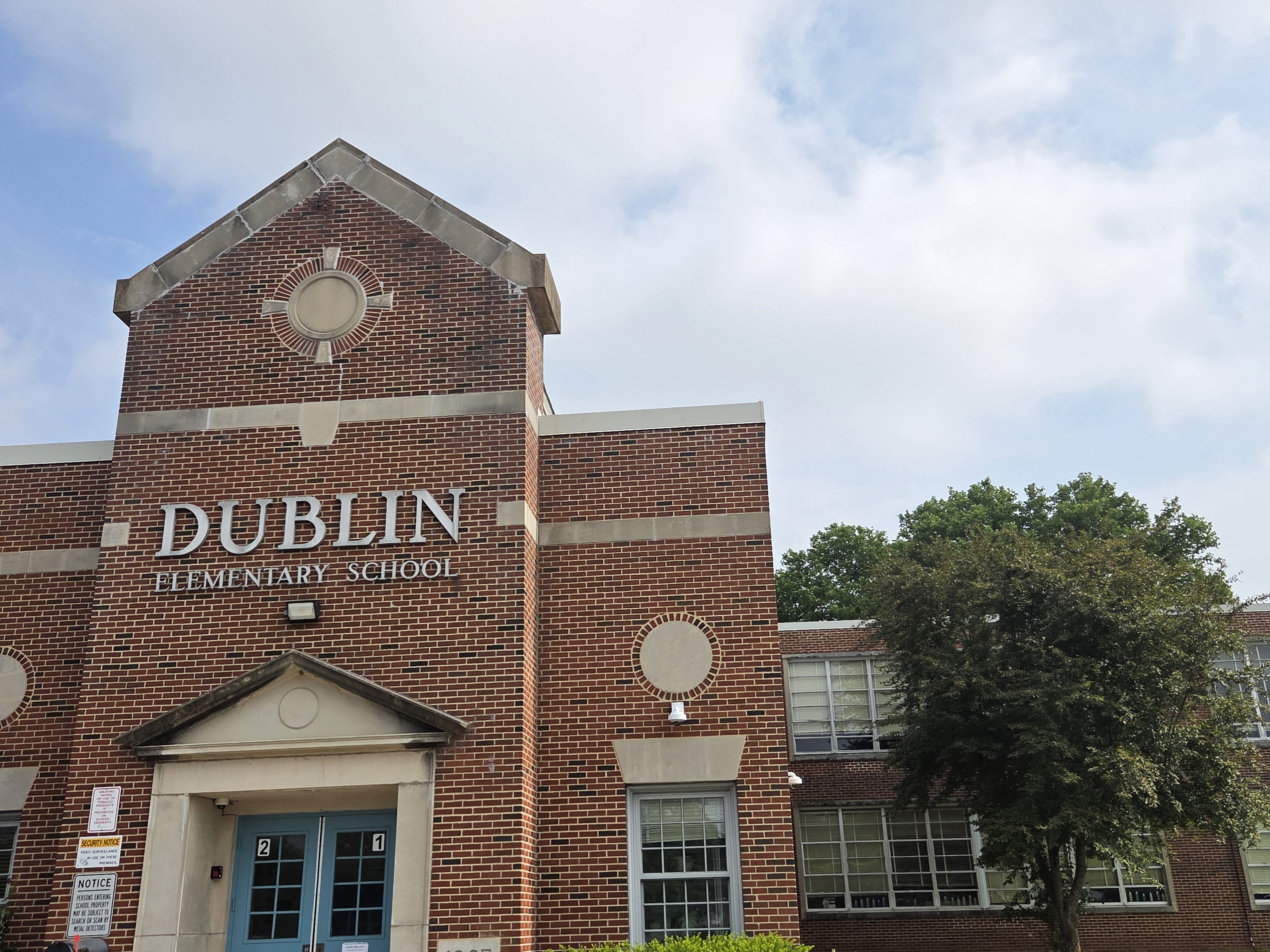 Front exterior of building