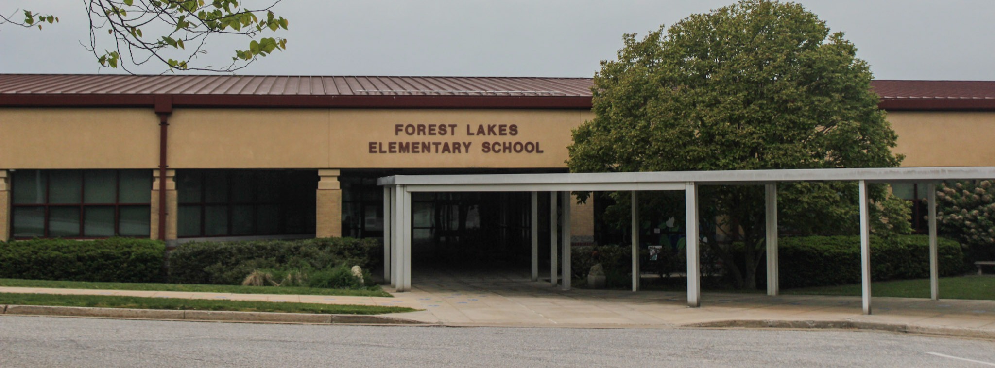 Front of school