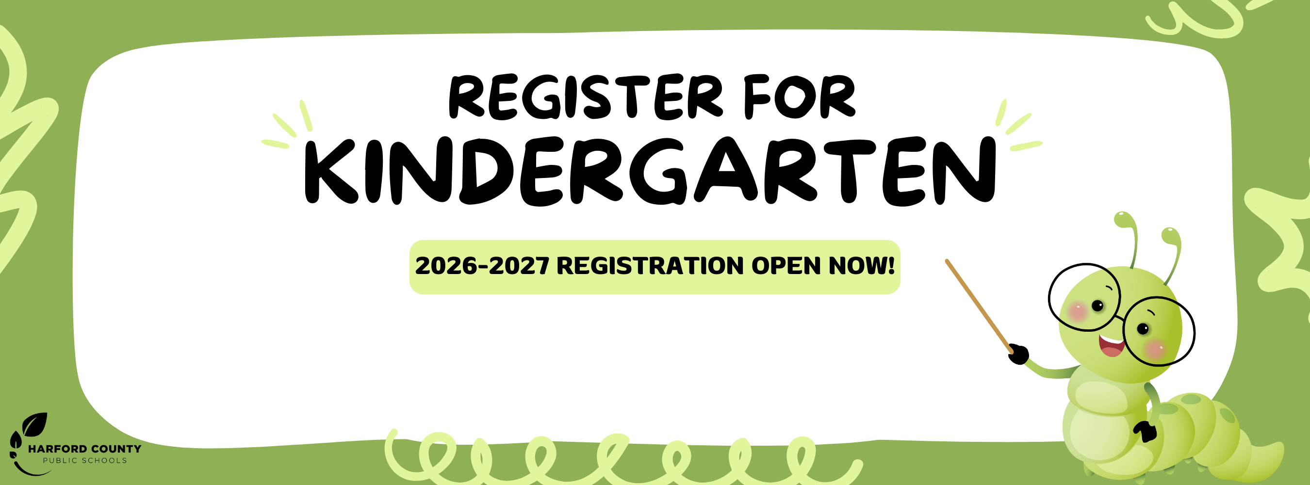 HCPS 26-27 Kindergarten Registration Graphic
