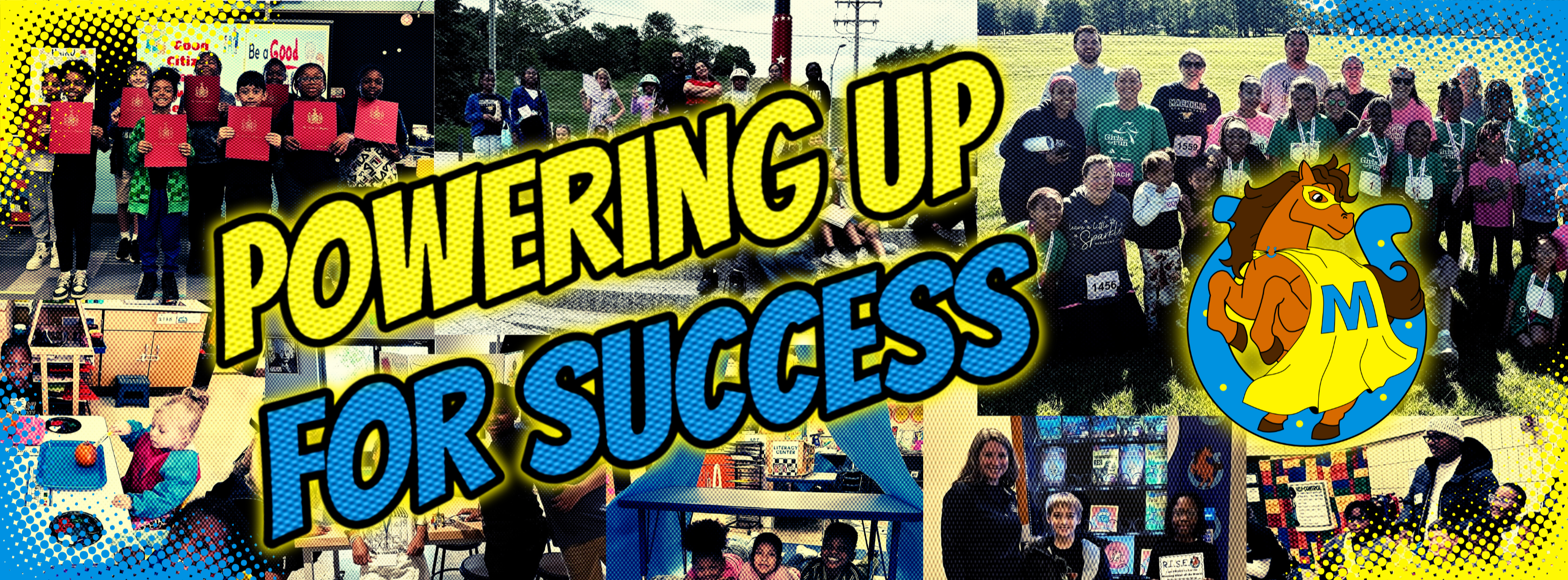 Powering Up For Success Banner