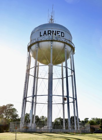 larned water tower