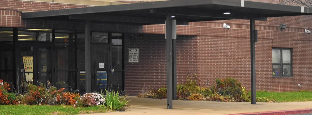 Photo of the front of North Harford Elementary School