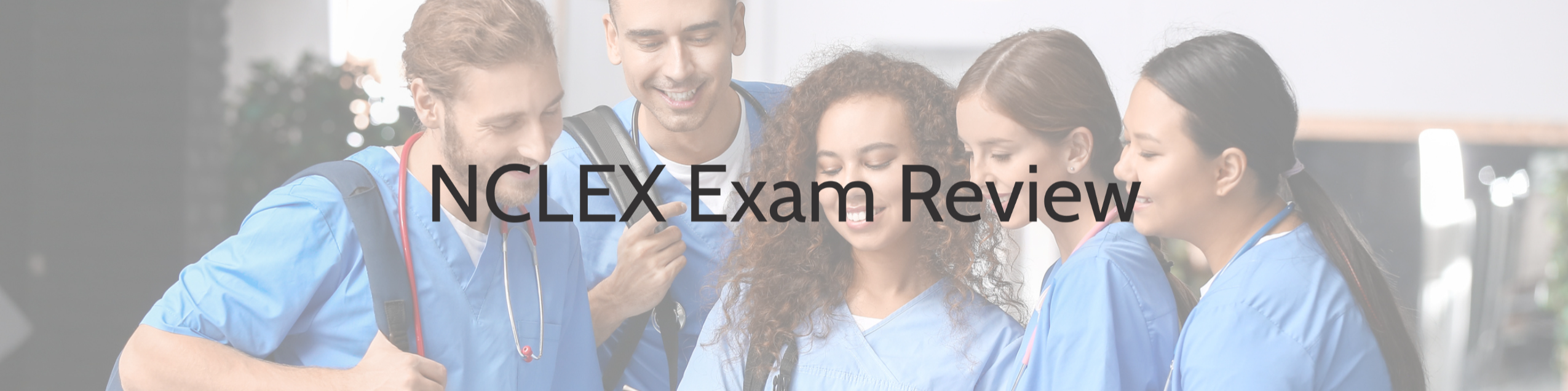 NCLEX EXAM REVIEW header