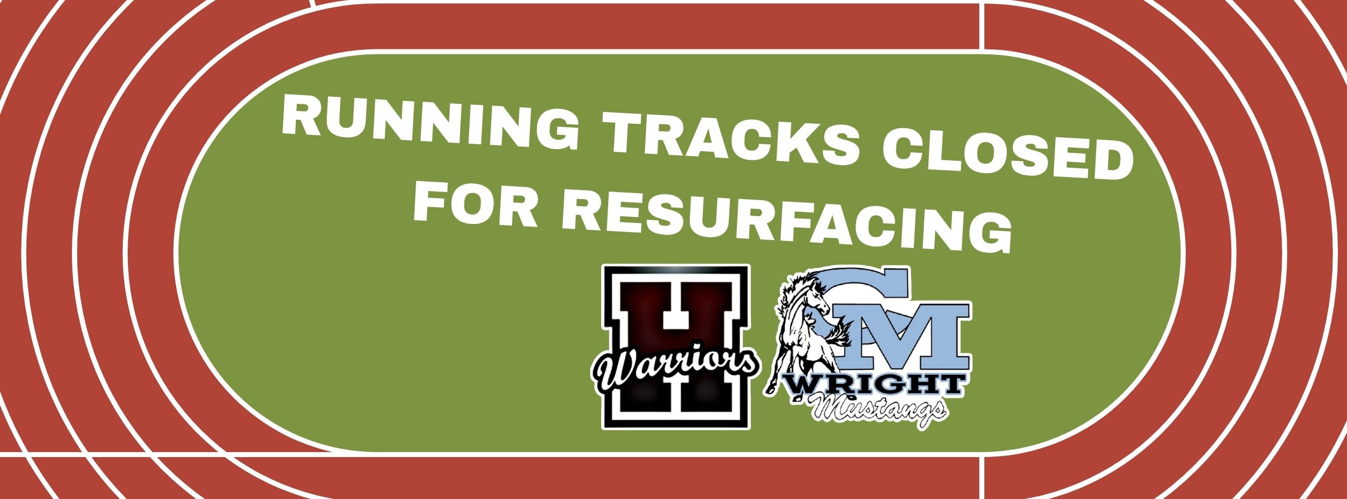 Track closed graphic