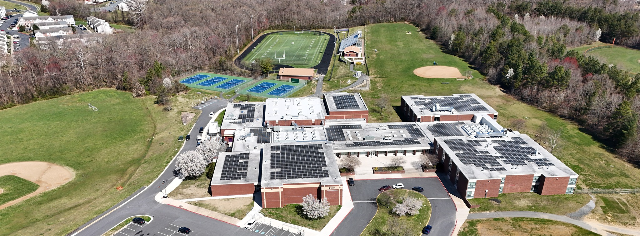 Aerial image of Joppatowne High School