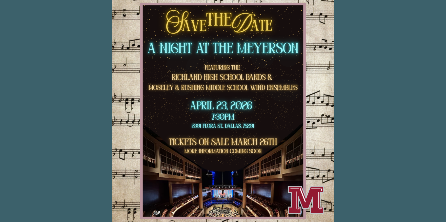 A night at the Meyerson April 23rd, 2026