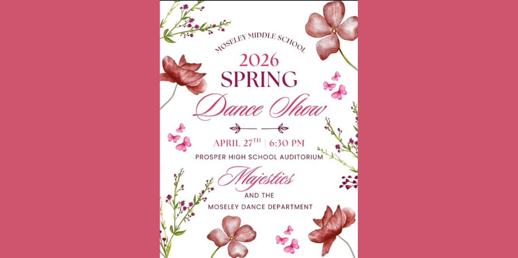 2026 Spring Dance Show April 27th