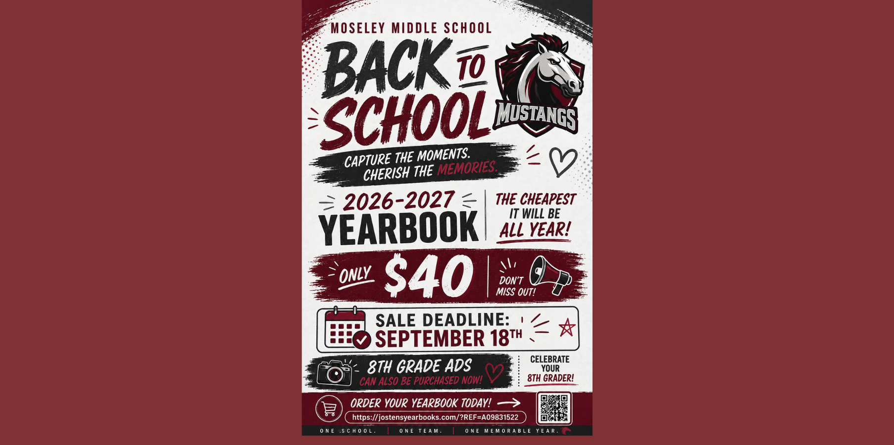 Moseley 2026-2027 Yearbook