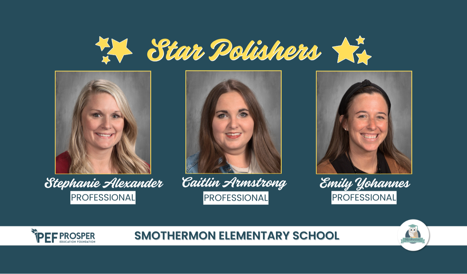 Congratulations to these amazing educators! 
