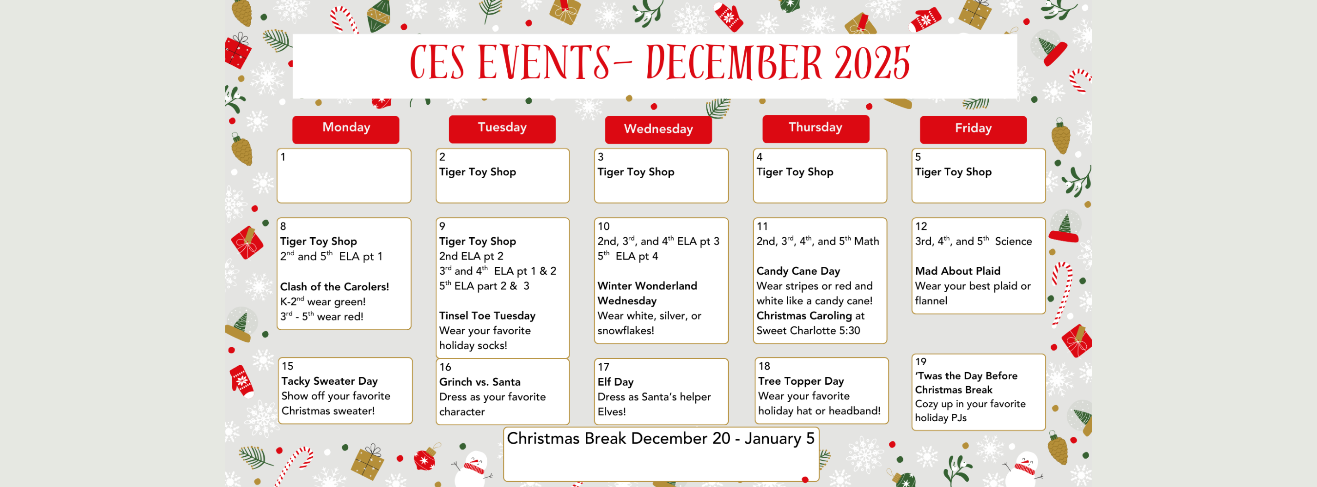 CES events December 2025